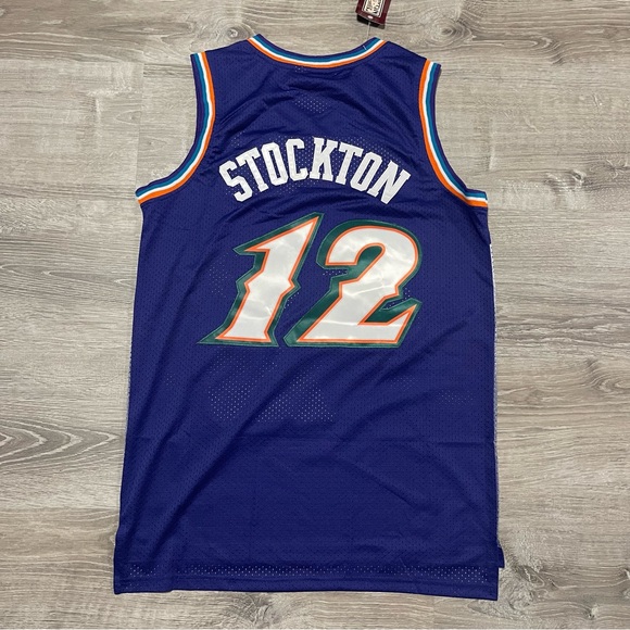 John Stockton jazz jersey retro size Medium - Picture 4 of 7